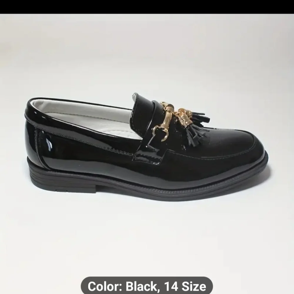 NEW CHILD/BOYS STYLISH SLIP ON DRESS SHOES LOAFERS SIZE 13 And 14